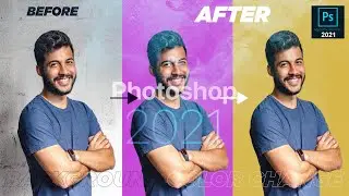 How to change Background in Photoshop - Photoshop Tutorials - Adobe Photoshop 2021