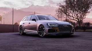 Audi RS4 Avant 2018 - Forza Horizon 5 with Logitech G920 Gameplay