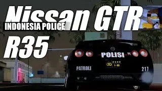Nissan GTR R35 Indonesia Police Stance Drift - GTA San Andreas Android