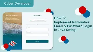 how to implement remember User and password login in java swing