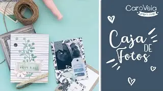 Caja de fotos ★ como hacer una caja de fotos utilizando sobrantes de una colección★