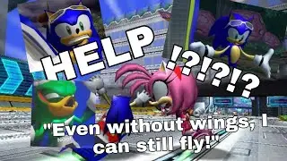 Making fun of Sonic Riders - another random unfunny video no one asked for