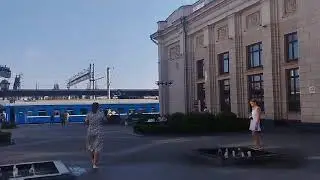 Фонтан на привокзальной площади. г.Брест
