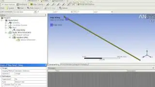 Ansys Workbench - Simplified L beam analysis
