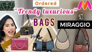 From ₹899 “Trendy Bag Haul” from MYNTRA || HUGE Miraggio Bag Haul✨ #myntra #miraggio