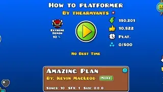Mencoba Menamatkan Platform Demon TERPANJANG Di GD.....