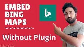 How to Embed Bing map without using any Plugin? | Wordpress website | Embed Bing Map |