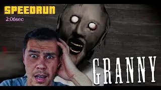 O'ZBEKCHA SPEEDRUN 2:06Sec / YOVUZ KAMPIRDAN QOCHIB KETDIM / GRANNY PC VERSION / #granny #granny3