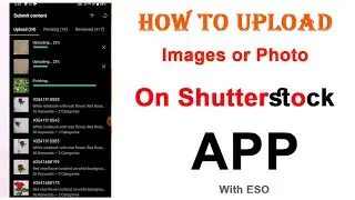 How to upload images on Shutterstock App