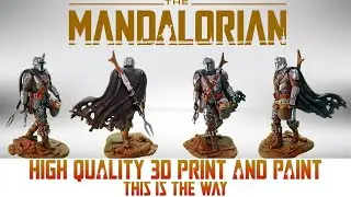 Star Wars The Mandalorian 3D print and paint How-To