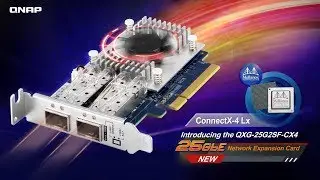 Introducing the QXG-25G2SF-CX4 25GbE Network Expansion Card