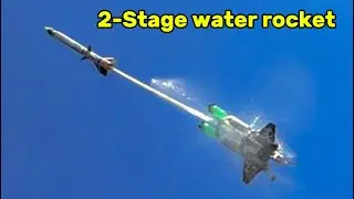 2-stage water rocket launch | Impulse Flight 4