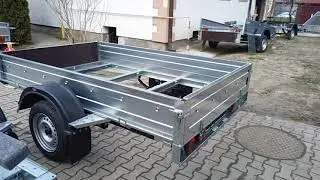 Установка бортов на лодочный прицеп. Модульный прицеп Tavials B4221