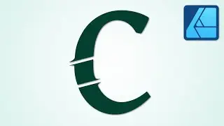 How to Create a Sliced Letter Logo in Affinity Designer