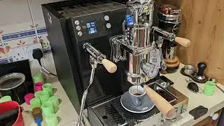Afternoon espresso shot - and test