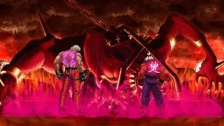Shin Akuma Vs Omega Rugal 95 - Boss Battle - Super Street Fighter 2 Turbo X The King of Fighters '95