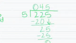 Long division without decimals