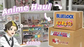 Anime Haul 📦✨ || BlueLock, Naruto, Tokyo Revengers, + more! || Manga Diaries vol 8