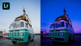 Tutorial Edit Foto Terang Jadi Gelap Dengan Lightroom Mobile | Night Blue Tone