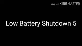 Low Battery Shutdown V
