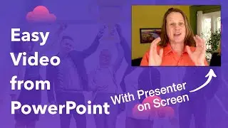 Convert PowerPoint Presentation to video on mac (with presenter visible)