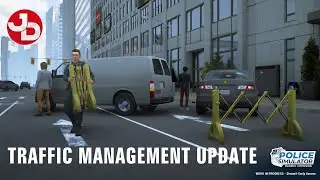 Traffic Management Update on Police Simulator Patrol Officers