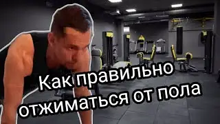 Как правильно отжиматься от пола?