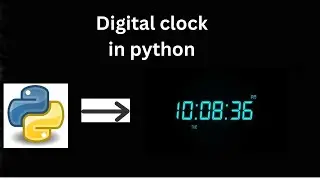 Digital Clock in Python with Pygame ⏰ | Easy Step-by-Step Tutorial