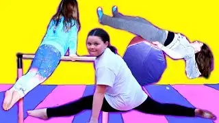 GYMNASTICS CHALLENGE WITH MOM! | GYMNASTICS OLYMPICS AT HOME