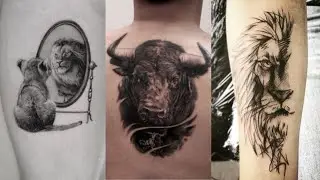 10+  Animal Tattoos For Men |  Animal Tattoo Ideas | Animal Tattoo designs  | Cute Animal Tattoos .
