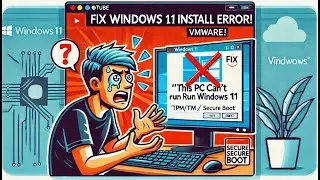Fix: This PC can't run Windows 11 (Bypass TPM and Secure Boot) - Easiest Method
