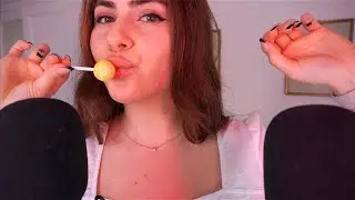 ASMR MOUTH SOUNDS with Lollipop Lollipop Oh Lolli Lolli Lolli