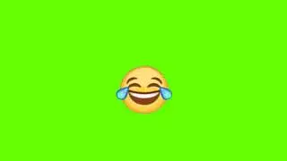 Green Screen Laughing Emoji 3D Animation Green Screen - Chroma Key