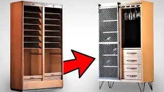 Mid Century Cabinet - Restoration and Makeover