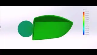 SolidWorks golfball impact 4