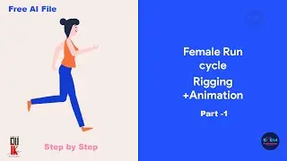 Female Run cycle Rigging - After Effects Tutorial