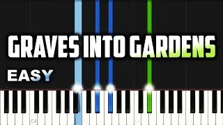 Elevation Worship - Graves into Gardens | EASY PIANO TUTORIAL BY Extreme Midi