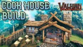 Building The ULTIMATE Kitchen/Cook House For Early Game! - Valheim [EP12]