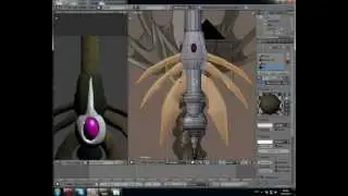 5 Blender, текстурирование кинжала.