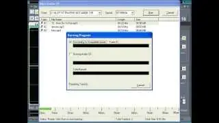 How to burn audio CD with Dexster Audio Editor