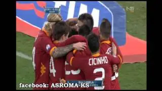 Roma - Fiorentina (1-0 Lamela) Coppa Italia