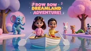 Dance & Row Your Boat! | Fun Animal Dance Song for Kids | Mia & Kofi’s Magical Adventure