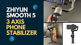ZHIYUN Smooth 5 Gimbal Stabilizer: Professional 3-Axis Handheld Gimbal Stabilizer for Smartphones