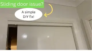 How to fix sliding door