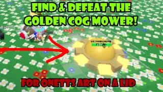 🔴 *NEW* How To Defeat The Golden Cog Mower! (FAST METHOD!) | Bee Swarm Simulator