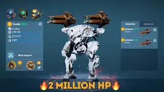 [WR] NEW Gamemode - Curie w/ 1.5 Million HP (Without Ability) | War Robots