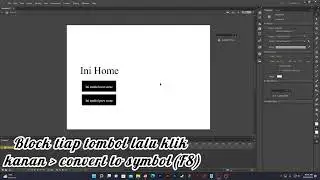 tutorial membuat button antar scene di adobe flash atau adobe animate cc 2022 dengan code snippets