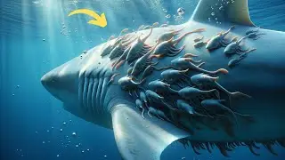 Why these small fish attach to sharks?