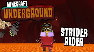 Strider Rider ☸ Underground Ep13 [Minecraft 1.16 Survival] | Nether Survival #3