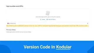 How to change version code in kodular || Biggginer ||  Pixel Editor